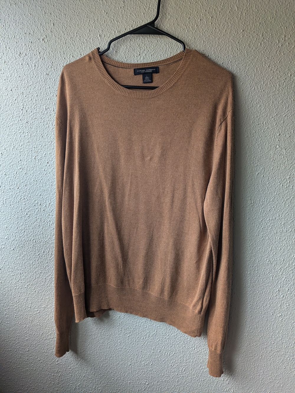 Banana Republic Men's Crewneck Sweater - Tan Brown